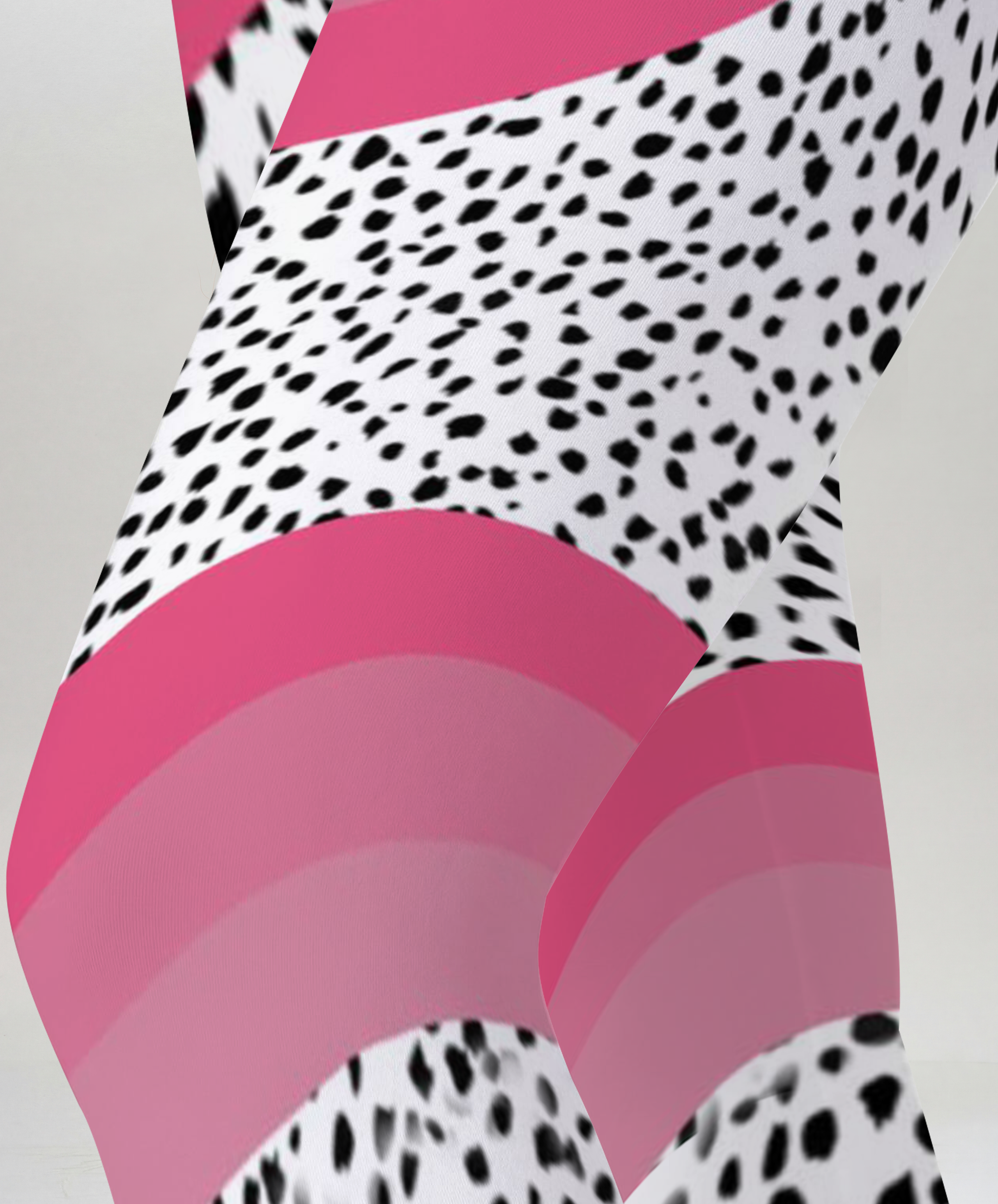 Pink Wave Dalmatian Leggings