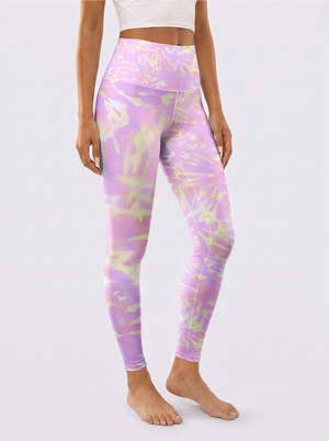 Purple & Yellow Gradient Leggings