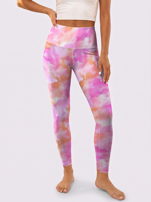 Pink & Orange Gradient Leggings