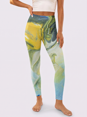 Fluid Art Gradient Leggings