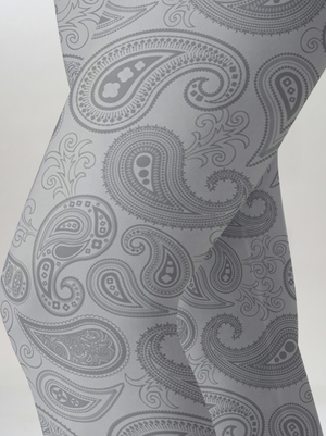 Vintage Ornate Paisley Yoga Pants