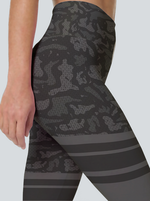 Tactical Camo Stripe Leggings