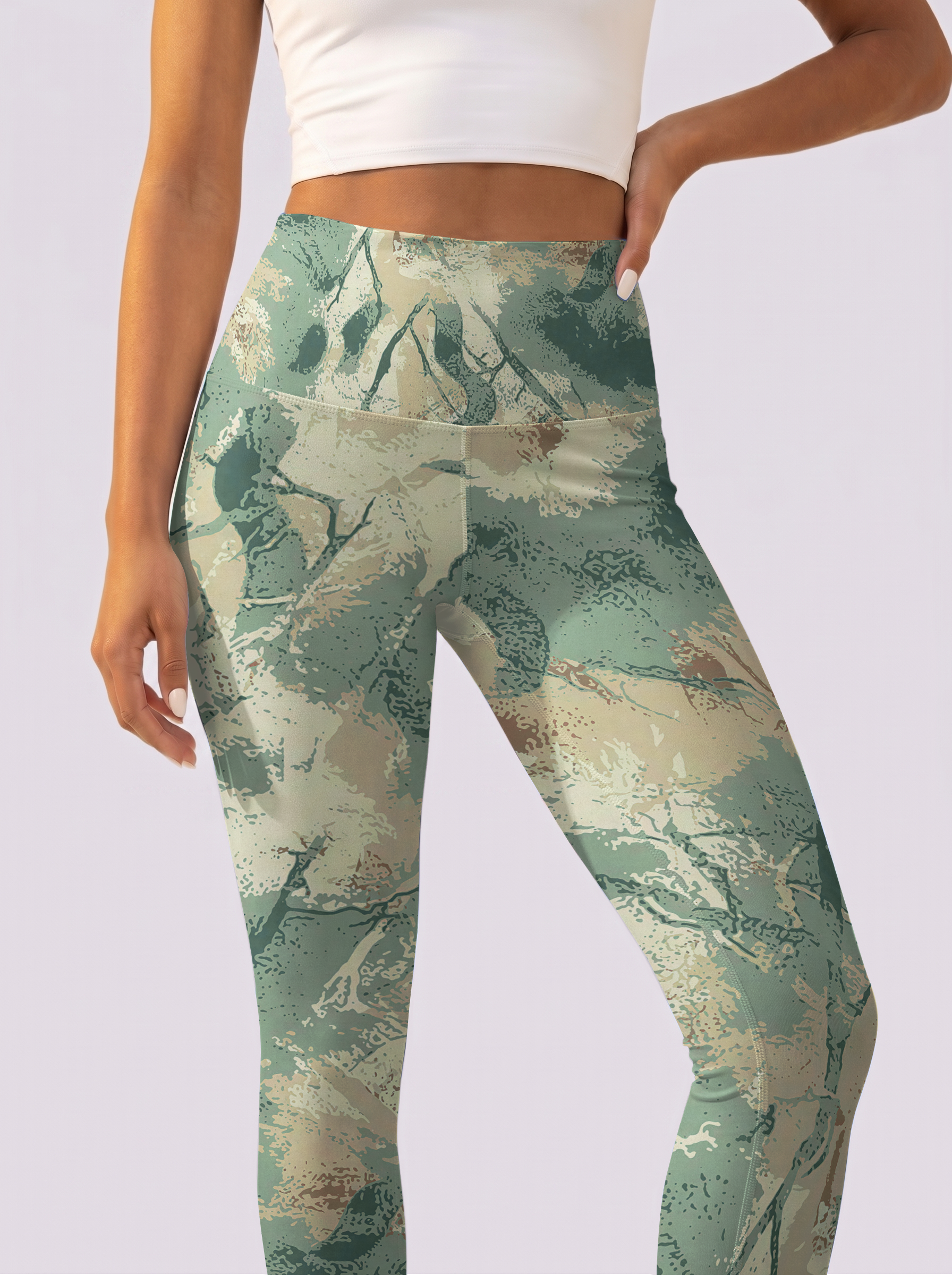 Forest Camo Gradient Leggings