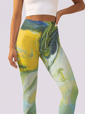 Fluid Art Gradient Leggings