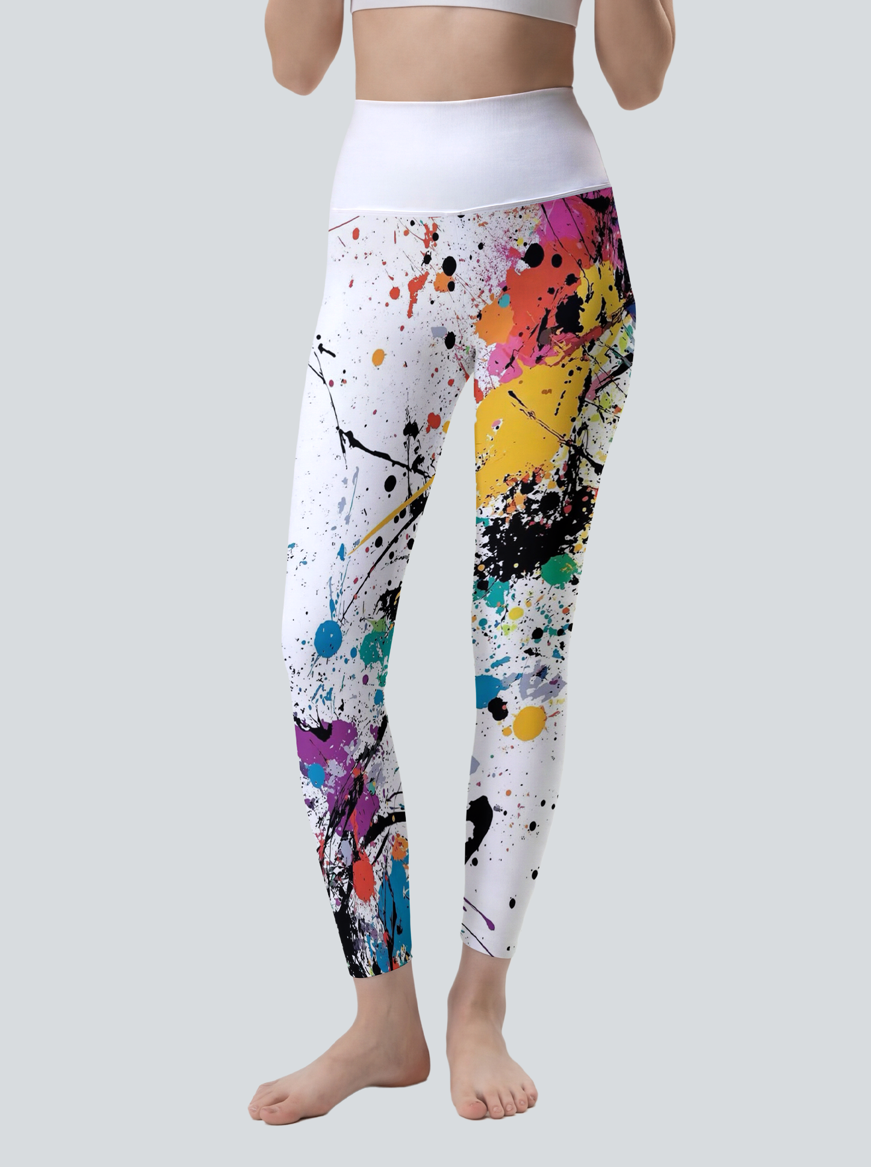 Artistic Spray Paint Performance Tights
