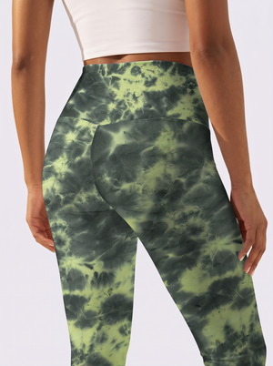 Dark Green Gradient Leggings