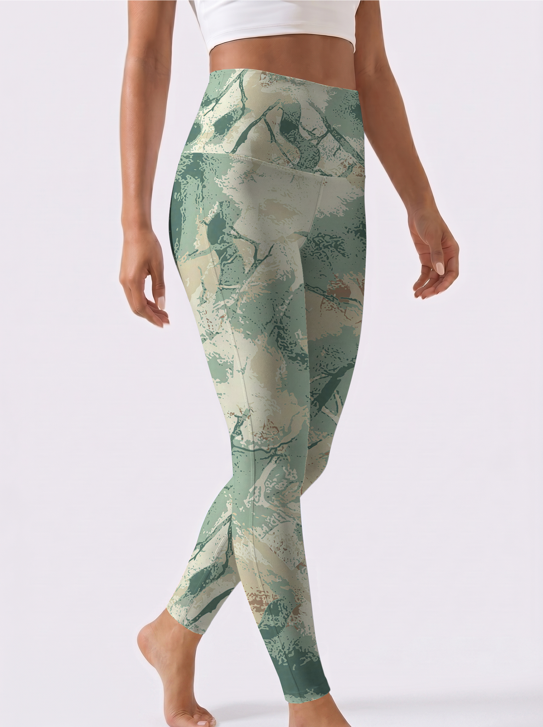 Forest Camo Gradient Leggings