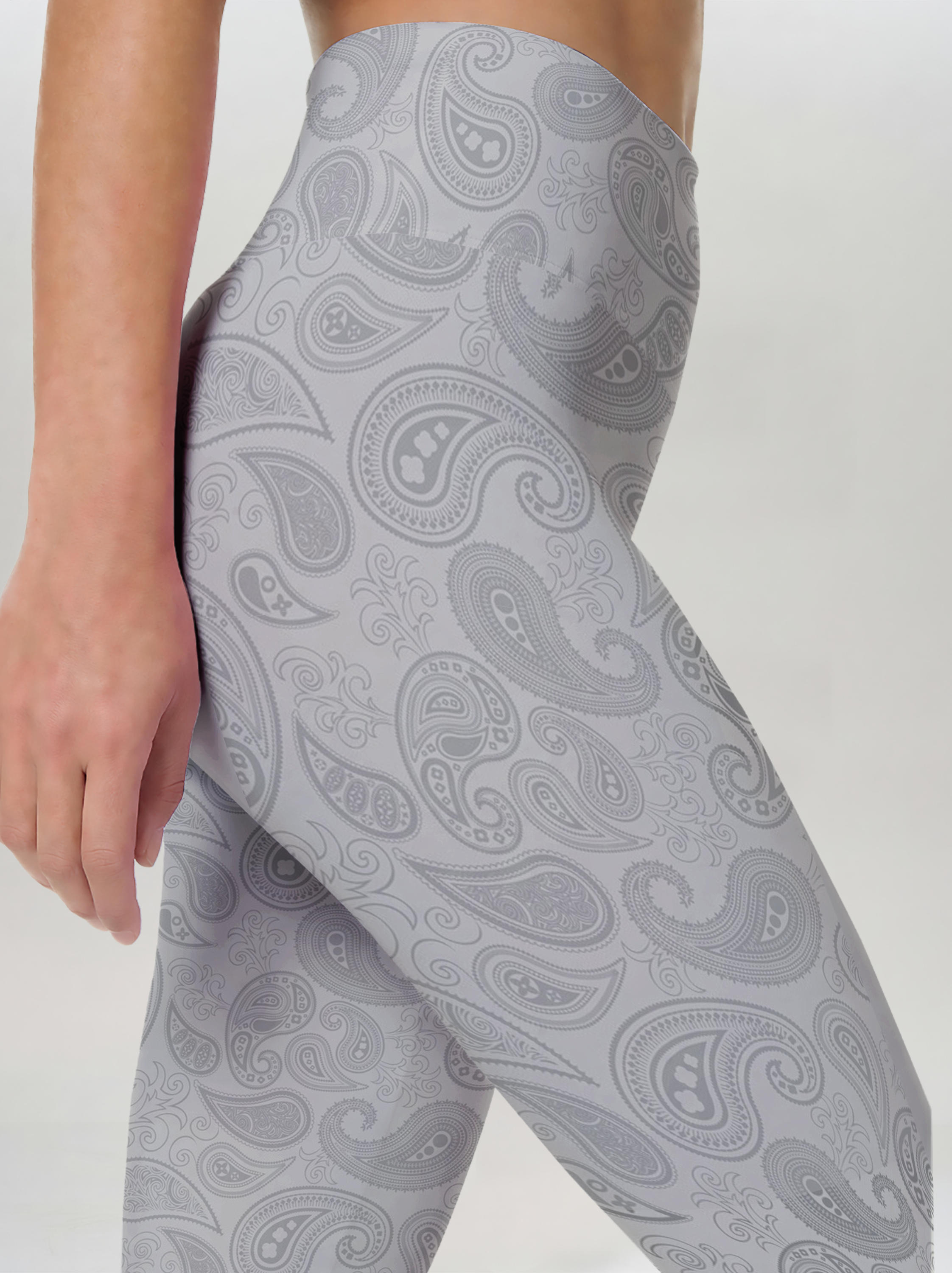 Vintage Ornate Paisley Yoga Pants