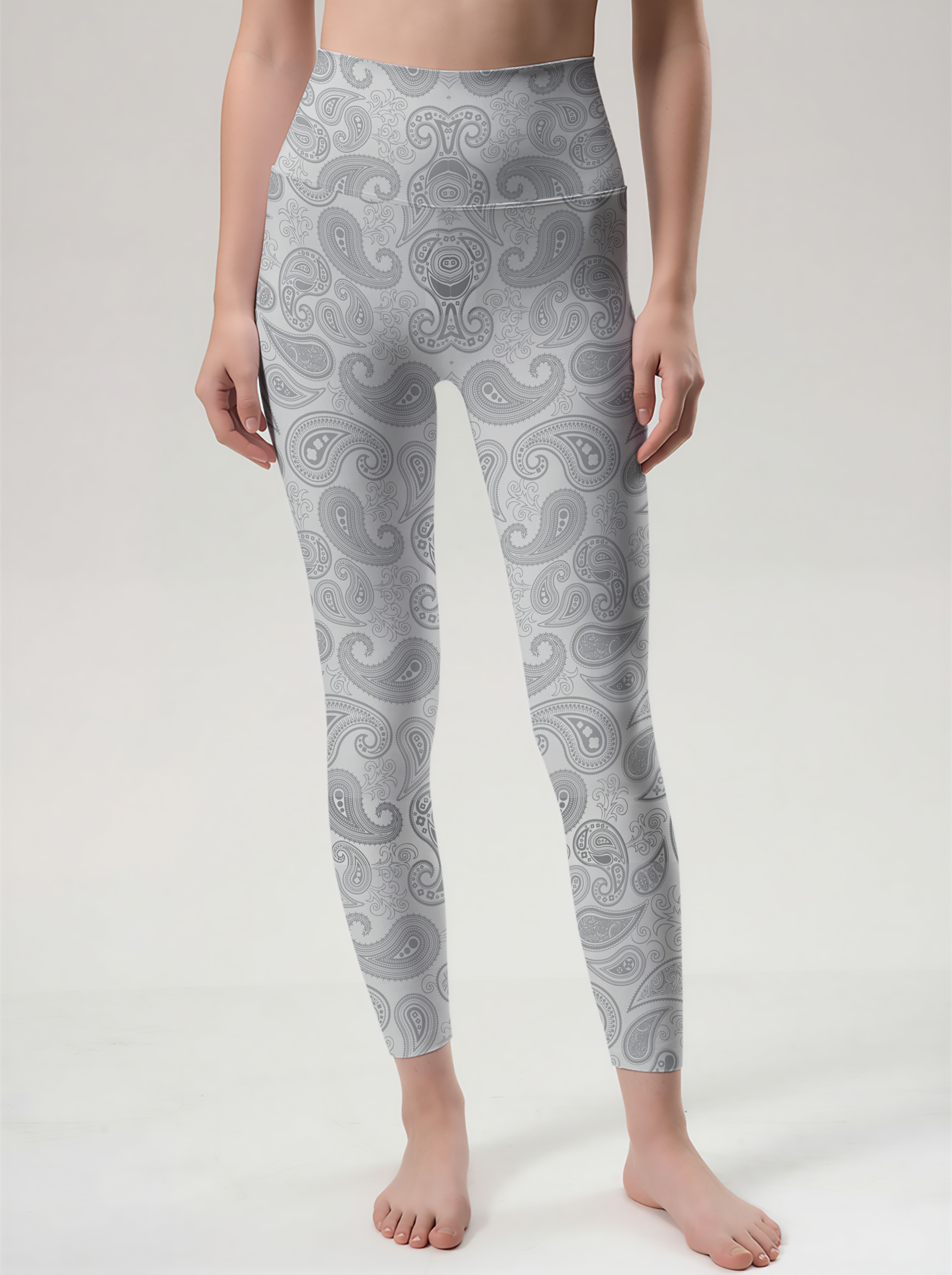 Vintage Ornate Paisley Yoga Pants