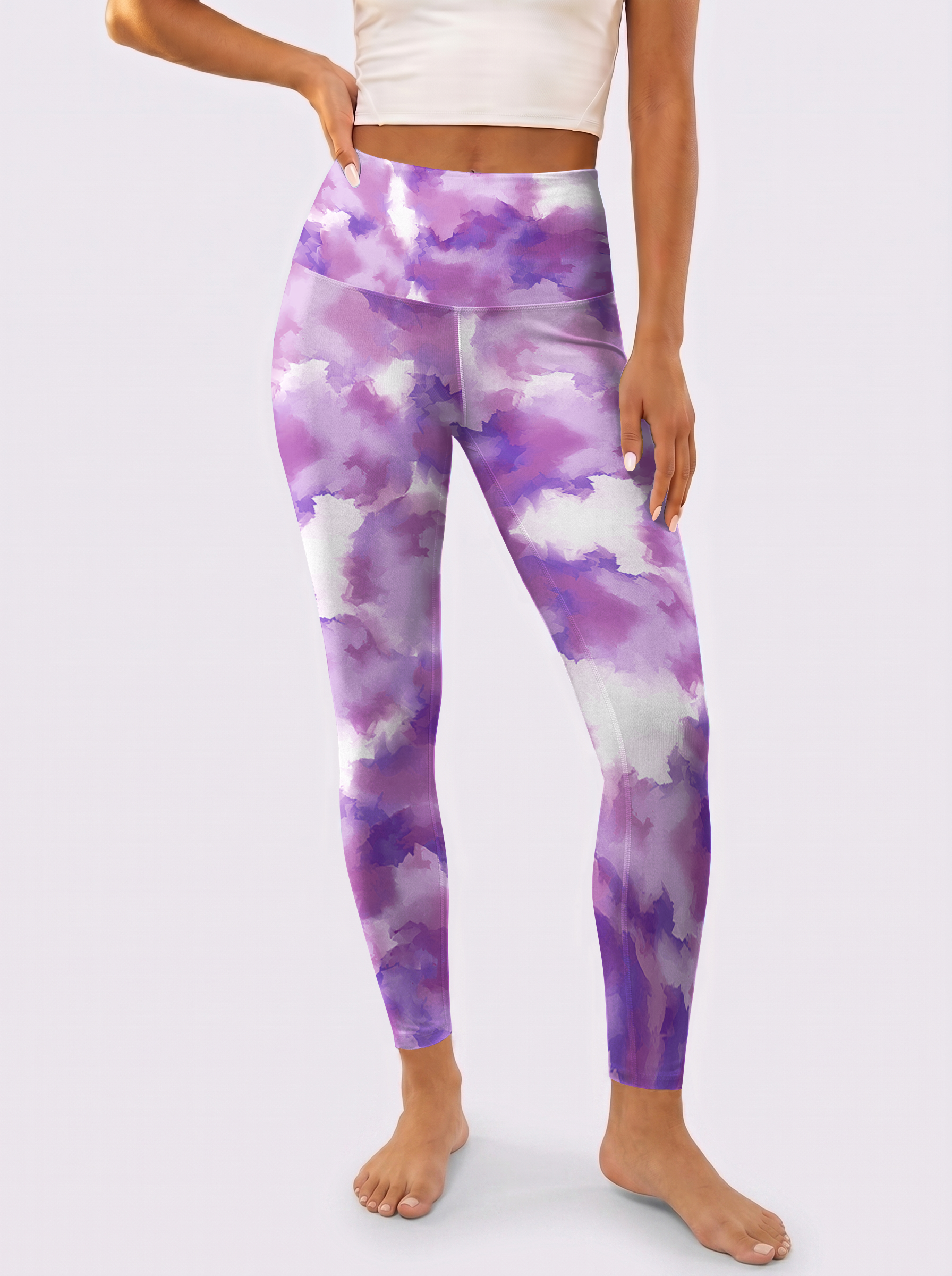 Purple Gradient Leggings