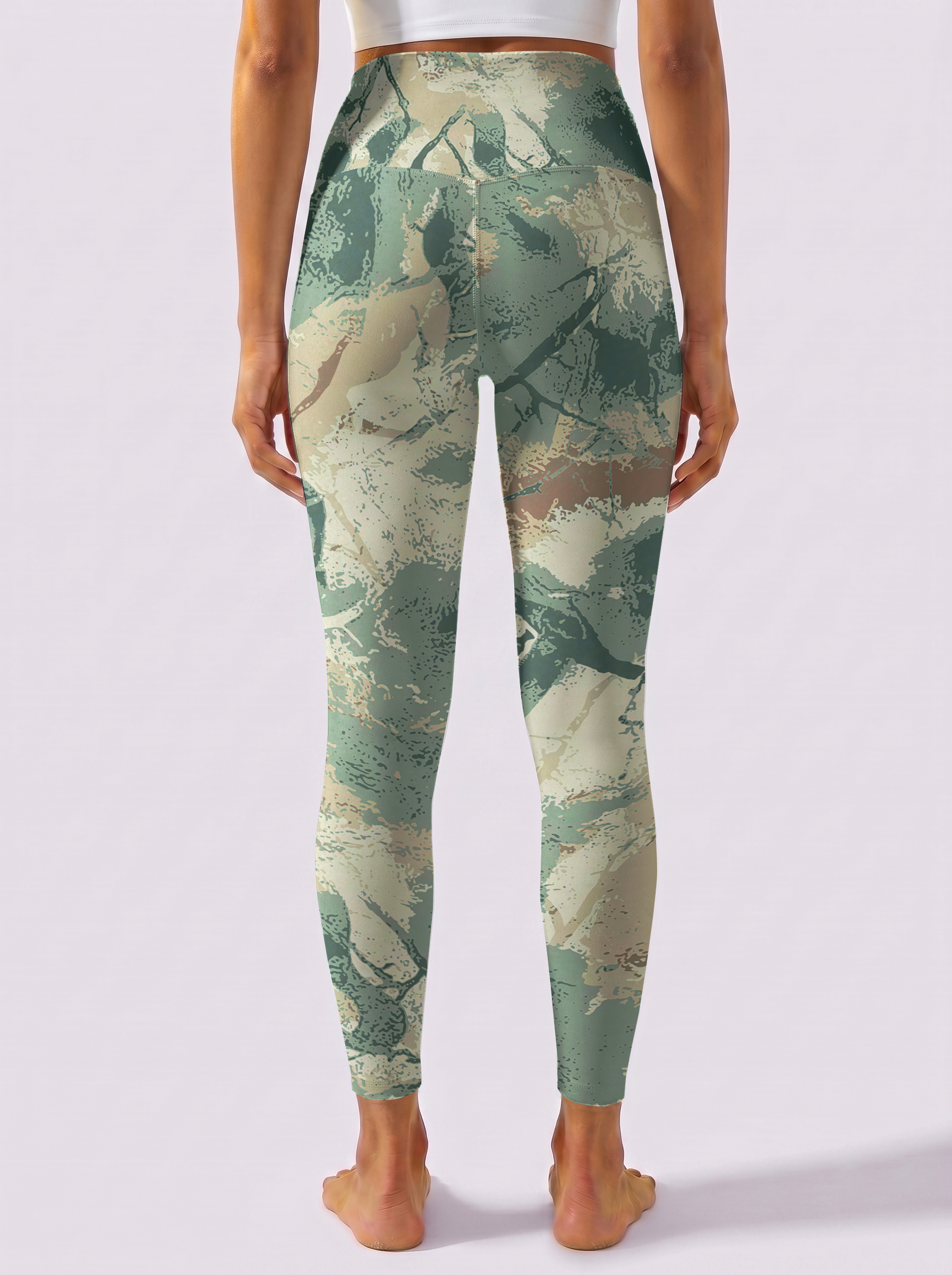Forest Camo Gradient Leggings