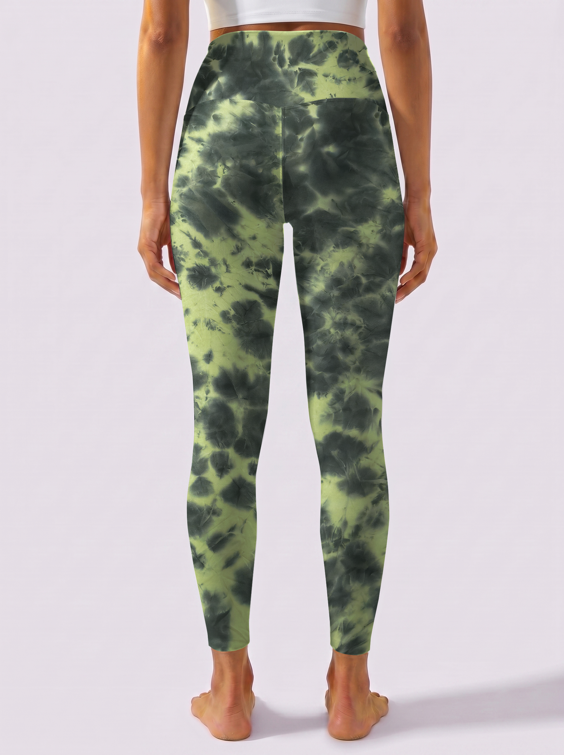 Dark Green Gradient Leggings