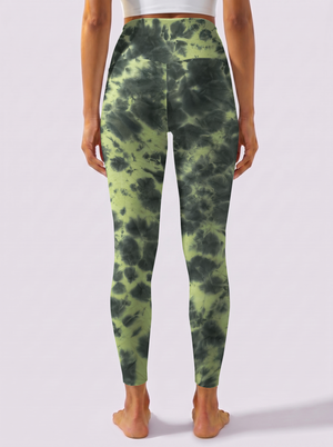 Dark Green Gradient Leggings