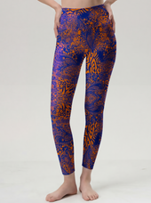 Boho Paisley Burst High-Waist Leggings