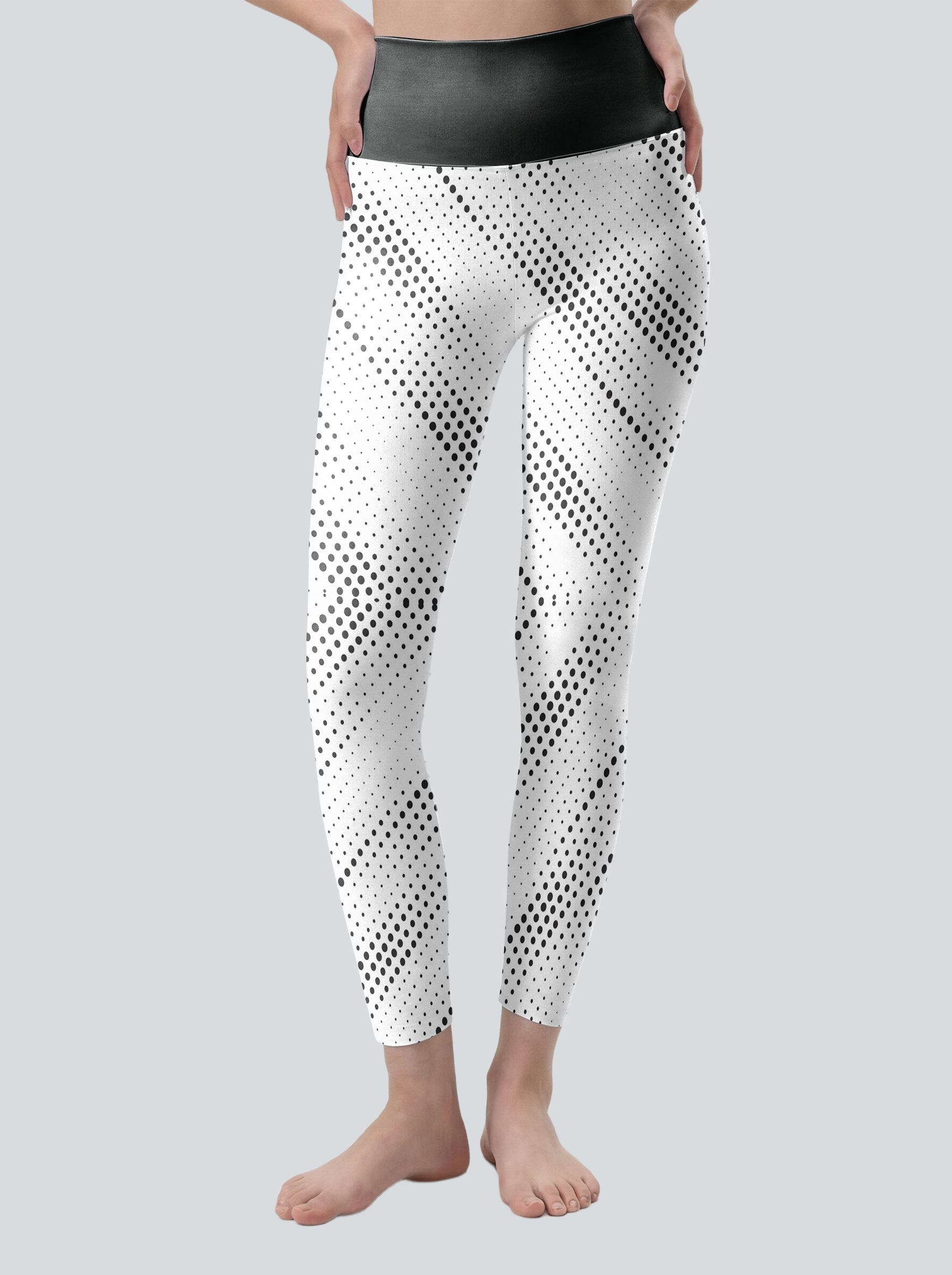 Stellar Dot Gradient High-Waist Yoga Leggings
