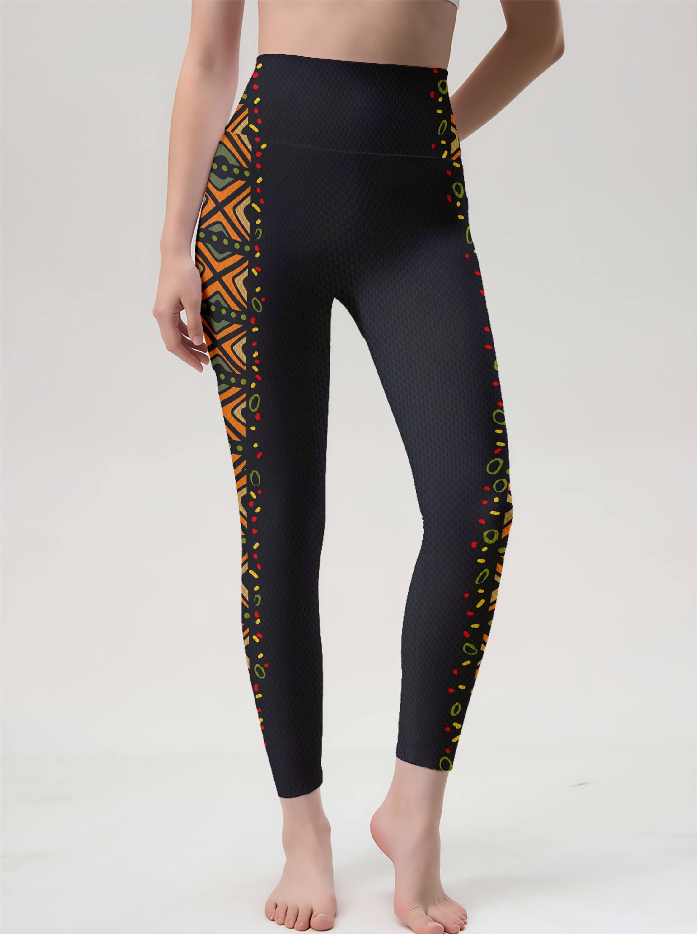 Tribal African Stripe Leggings