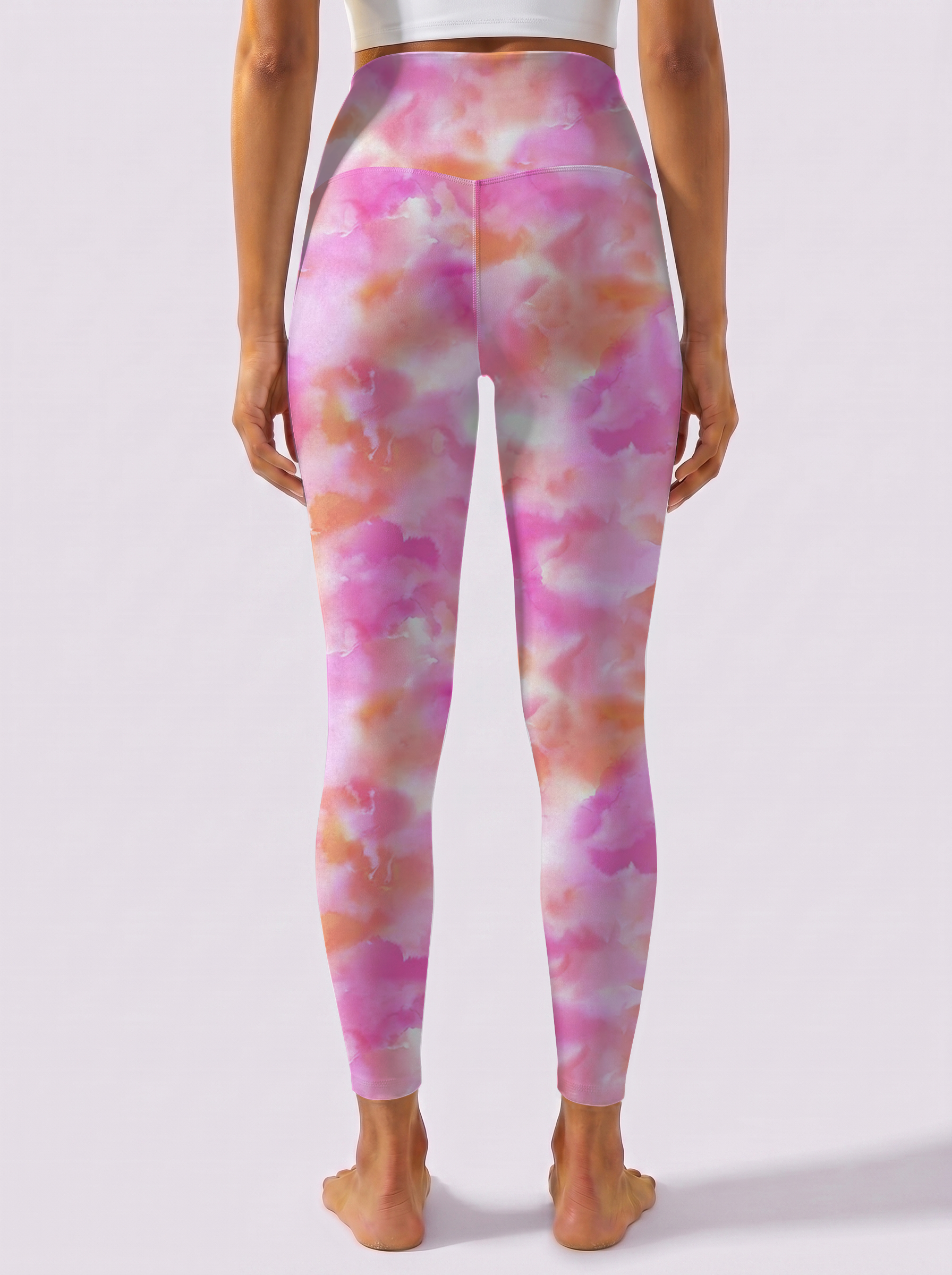 Pink & Orange Gradient Leggings