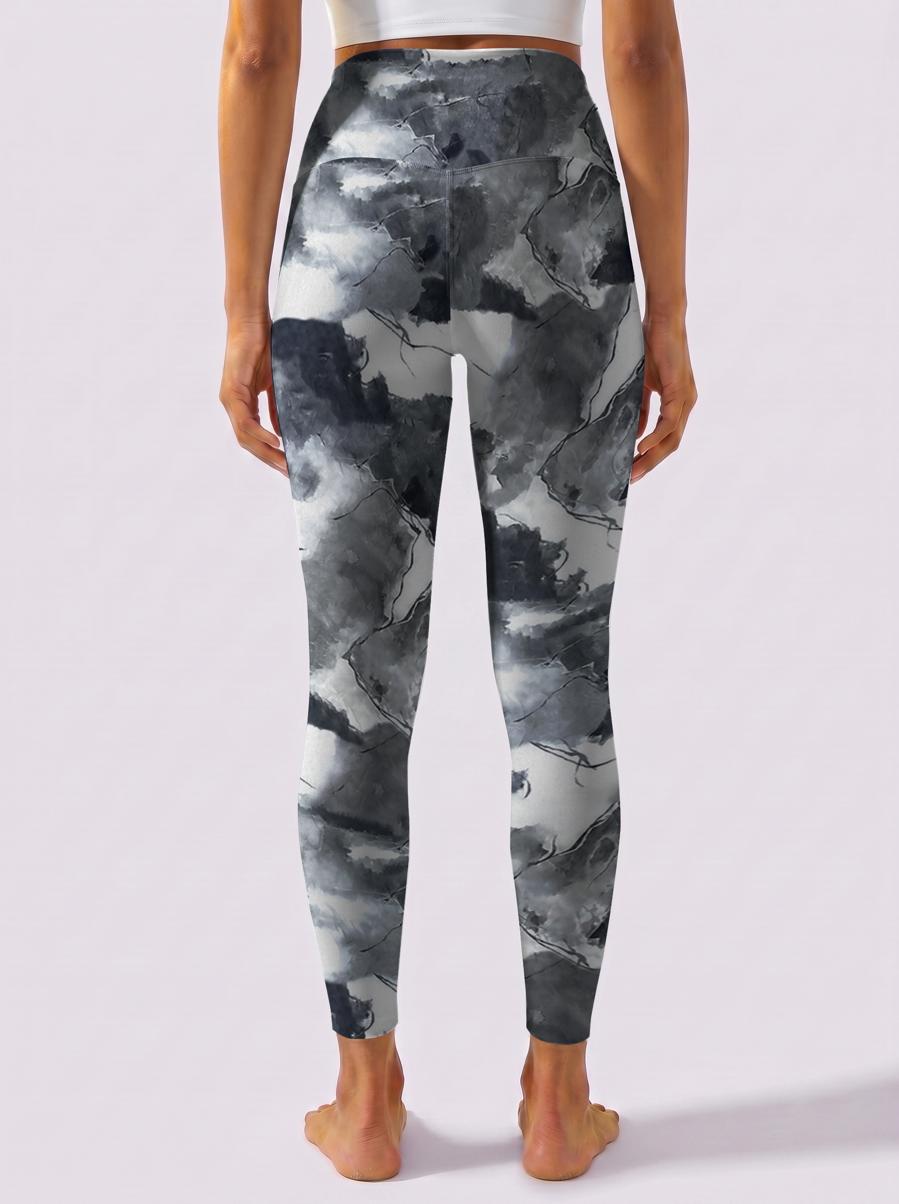 Ink Wash Gradient Leggings