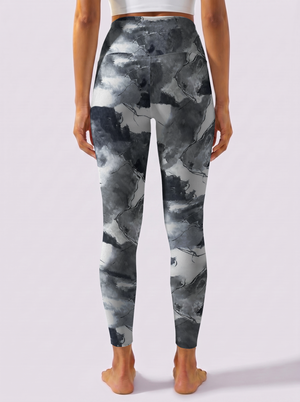 Ink Wash Gradient Leggings