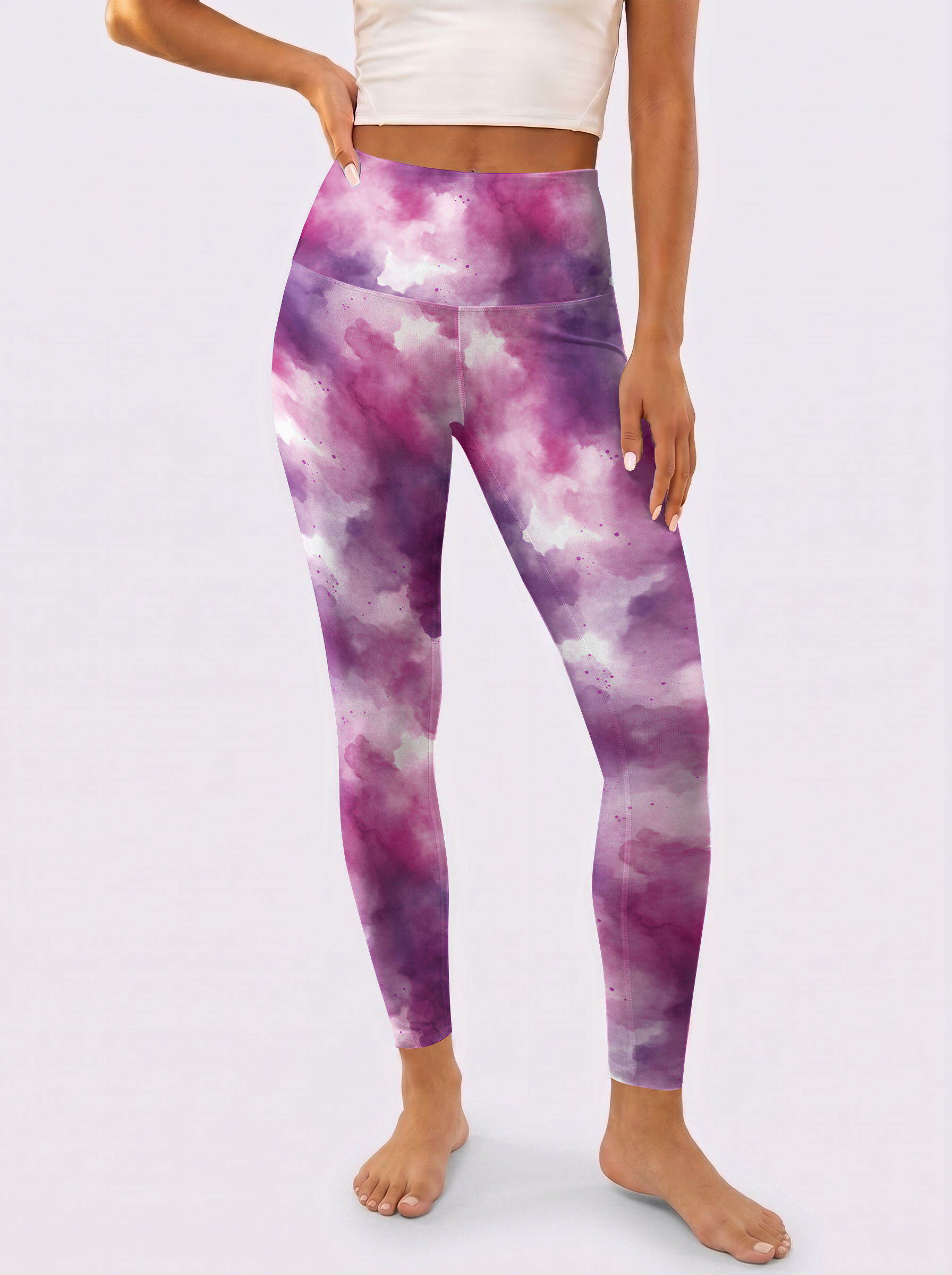 Purple Gradient Leggings