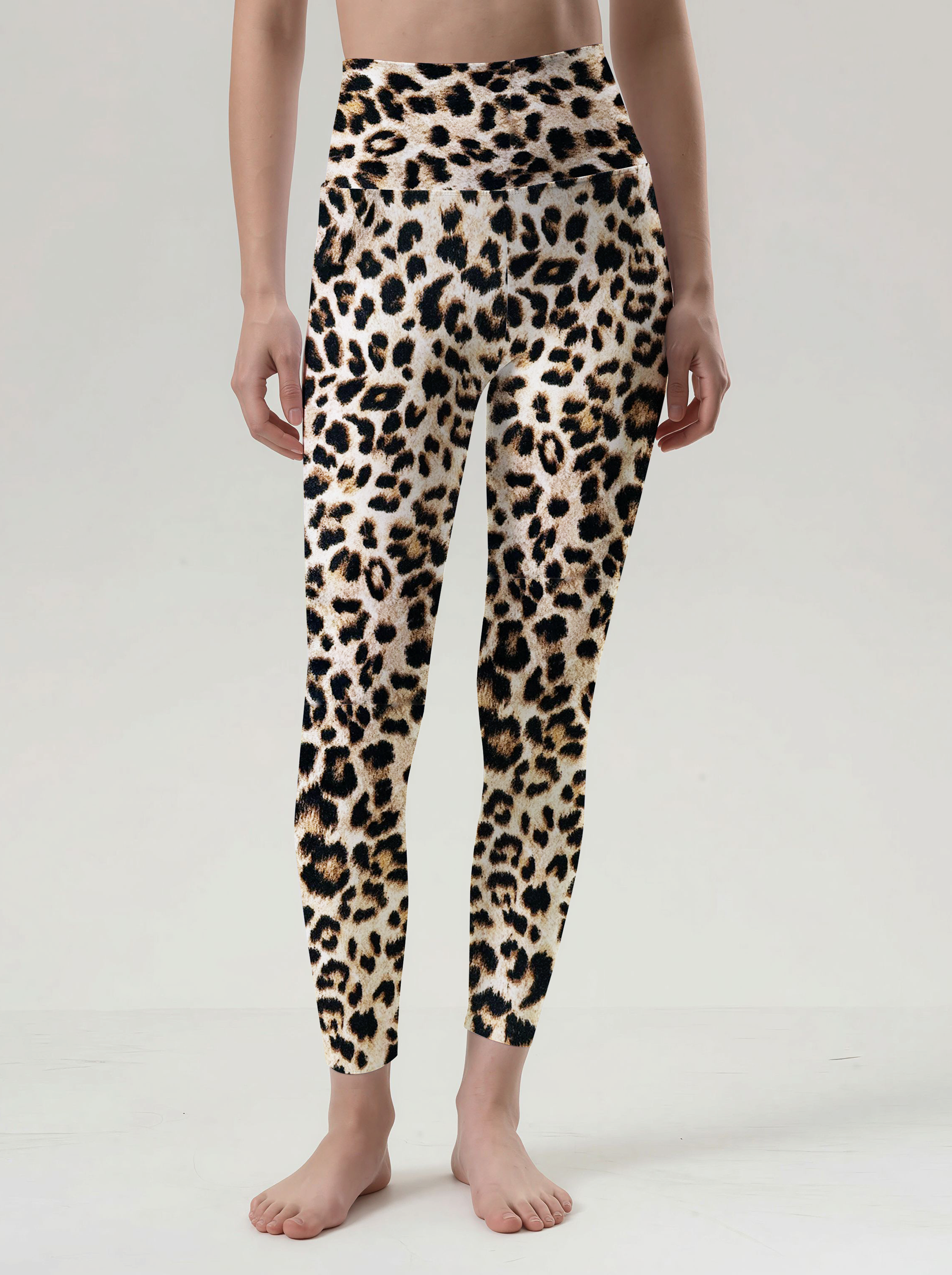 Wild Leopard High-Waist Leggings