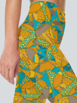 Klimt¡¯s Golden Mosaic Leggings