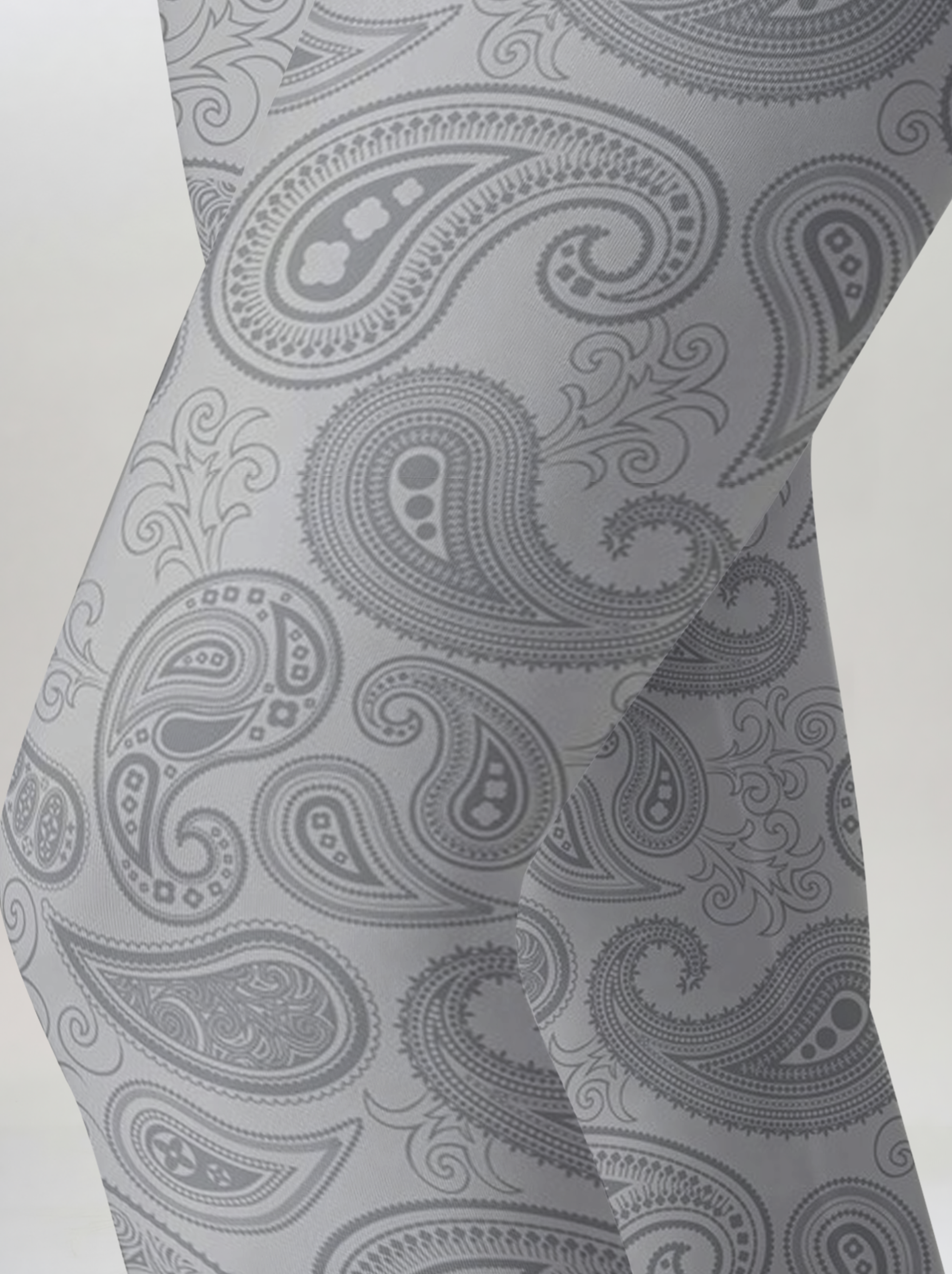 Vintage Ornate Paisley Yoga Pants