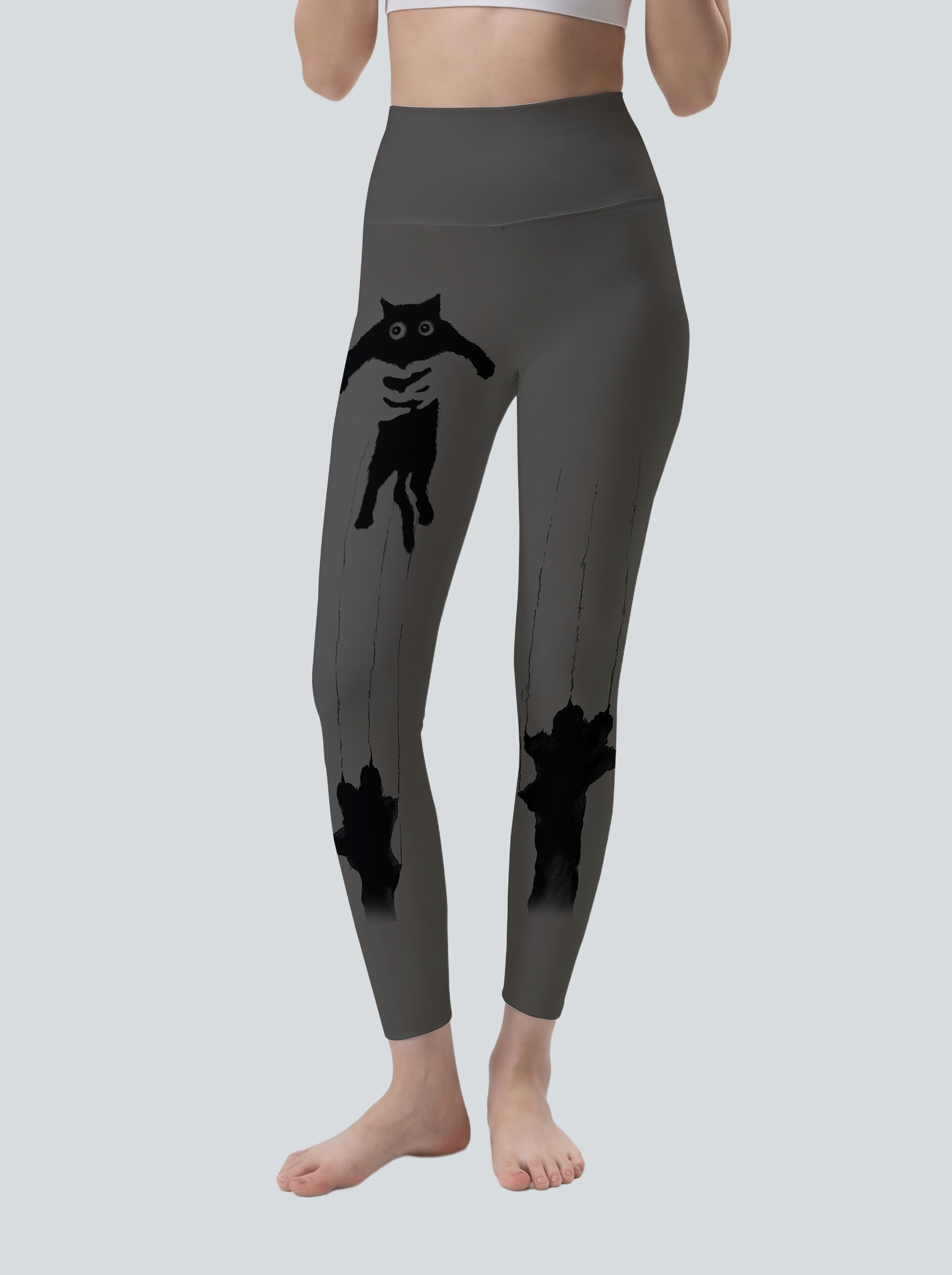 Naughty Cat Cling Leggings