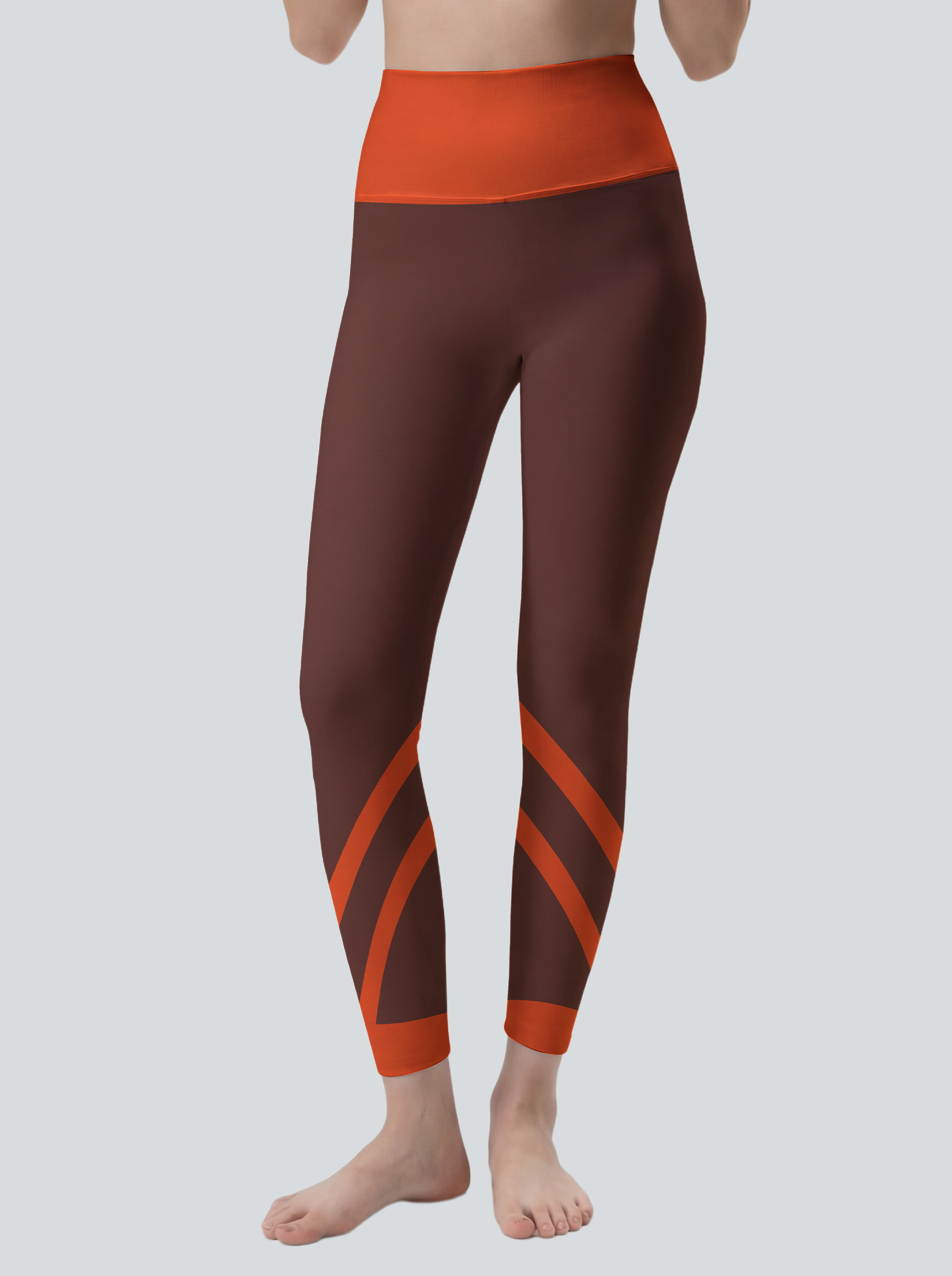 Crimson Arc Yoga Trousers