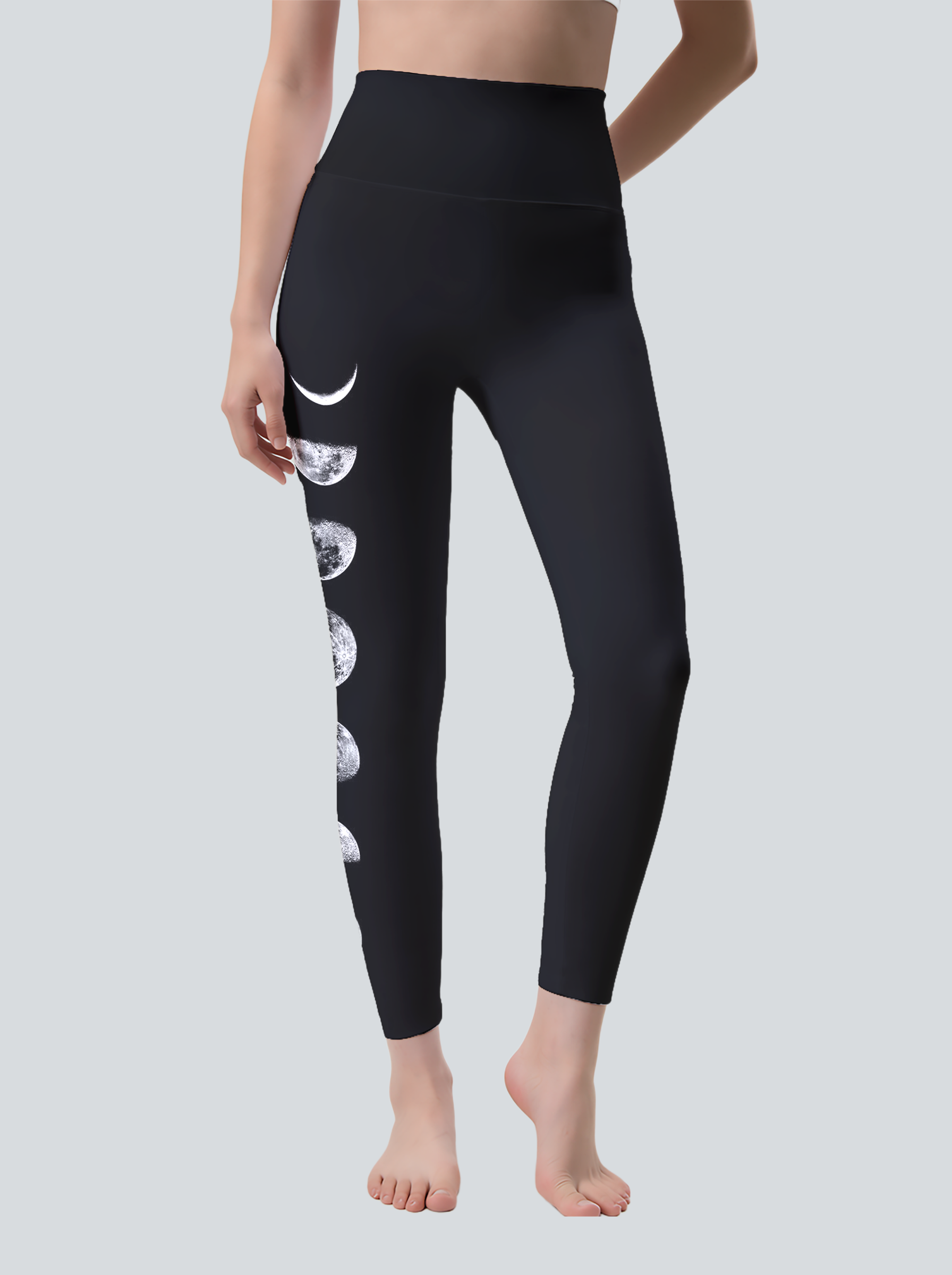 Lunar Phases High-Waist Leggings