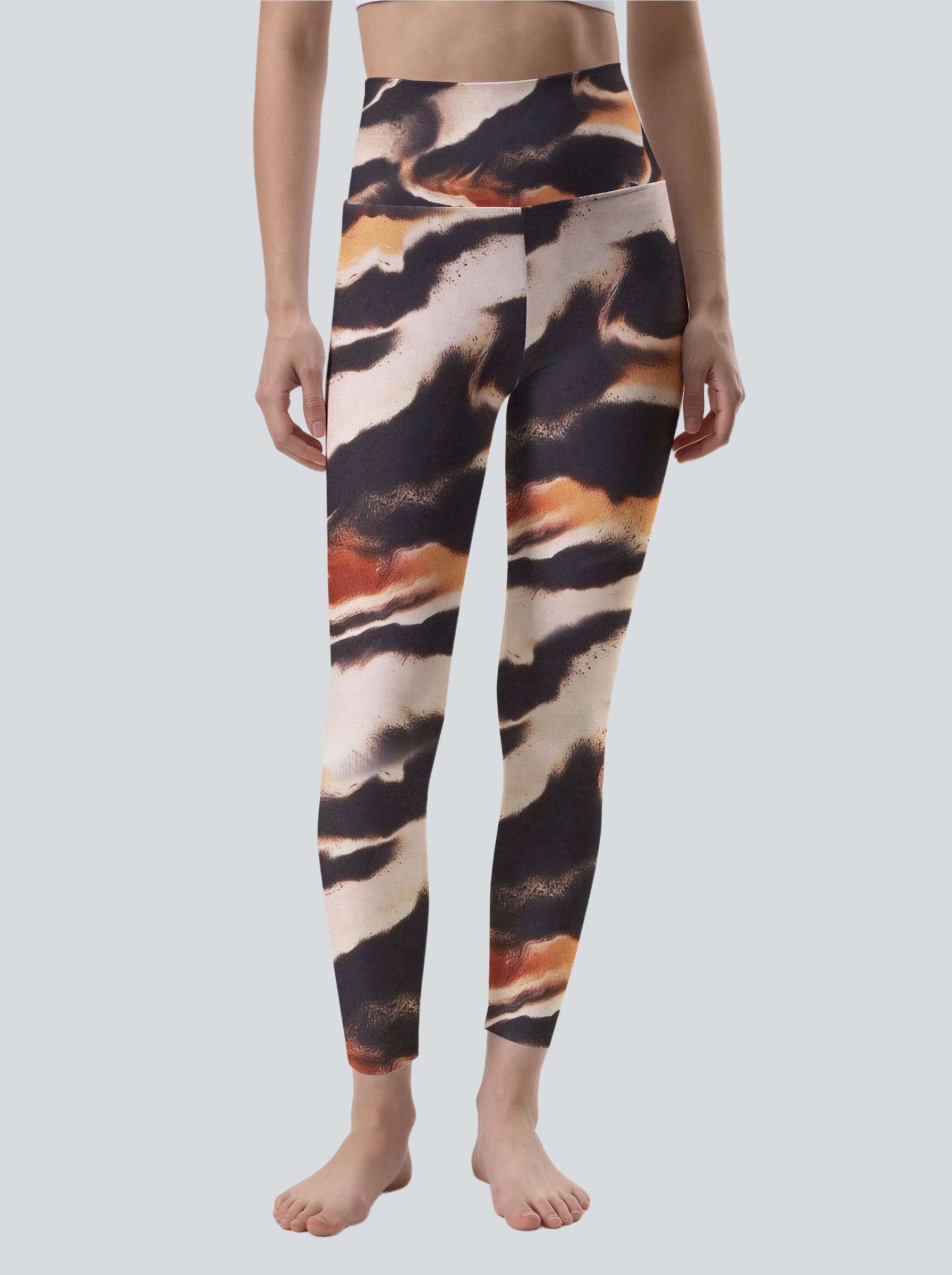 Tiger Stripe Gilded Gradient Leggings