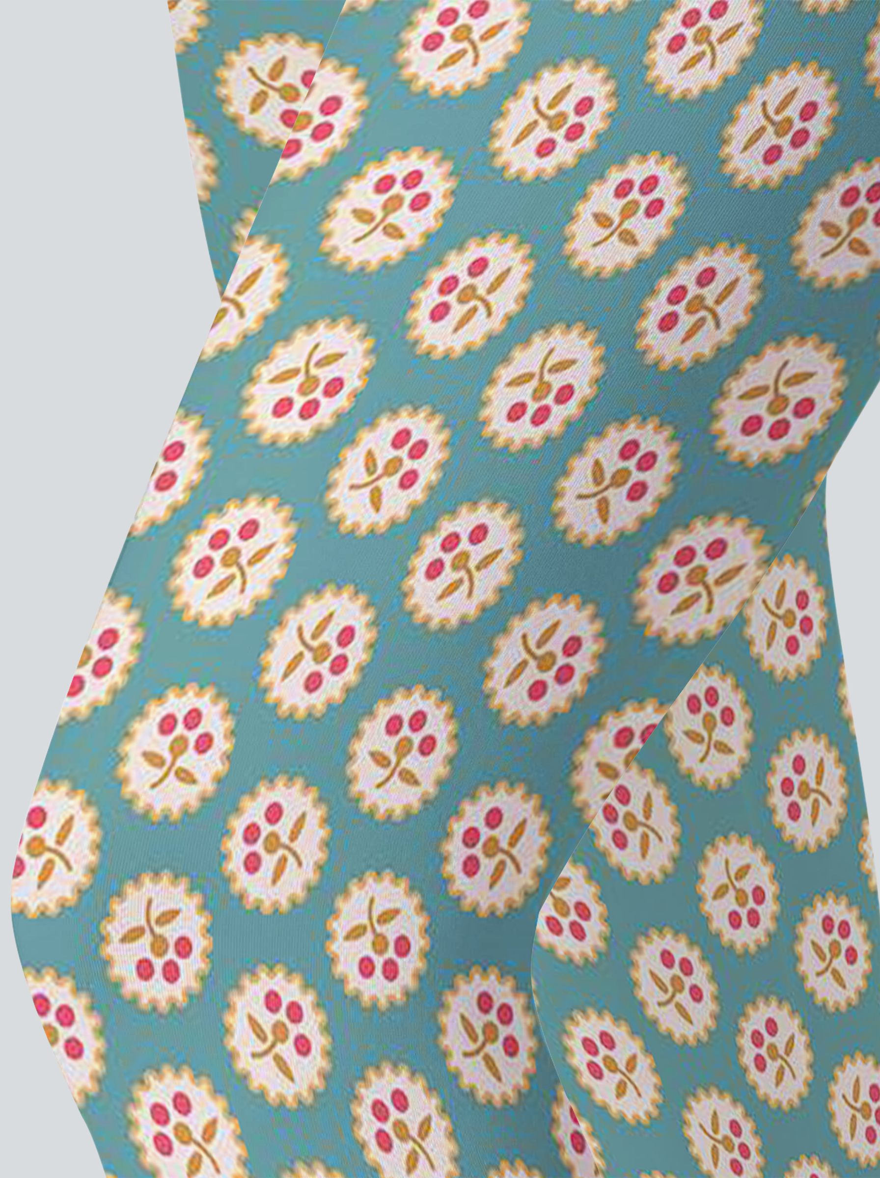 Lime Berries High-Waist Yoga Leggings