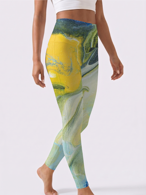 Fluid Art Gradient Leggings