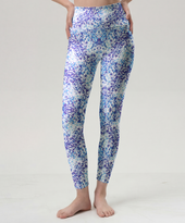Blue Mist Speckle Gradient Leggings