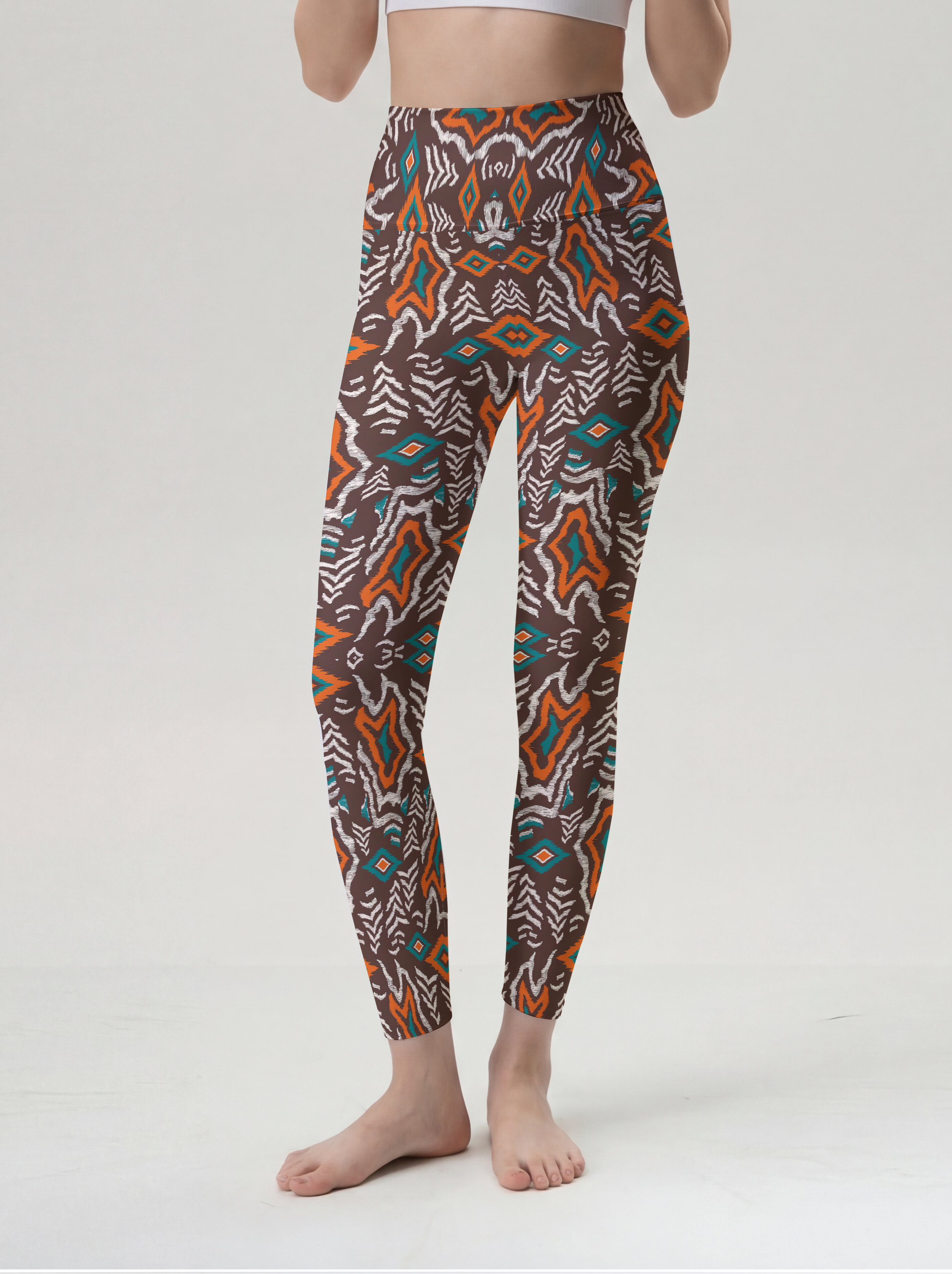 Desert Ikat Geometric Leggings