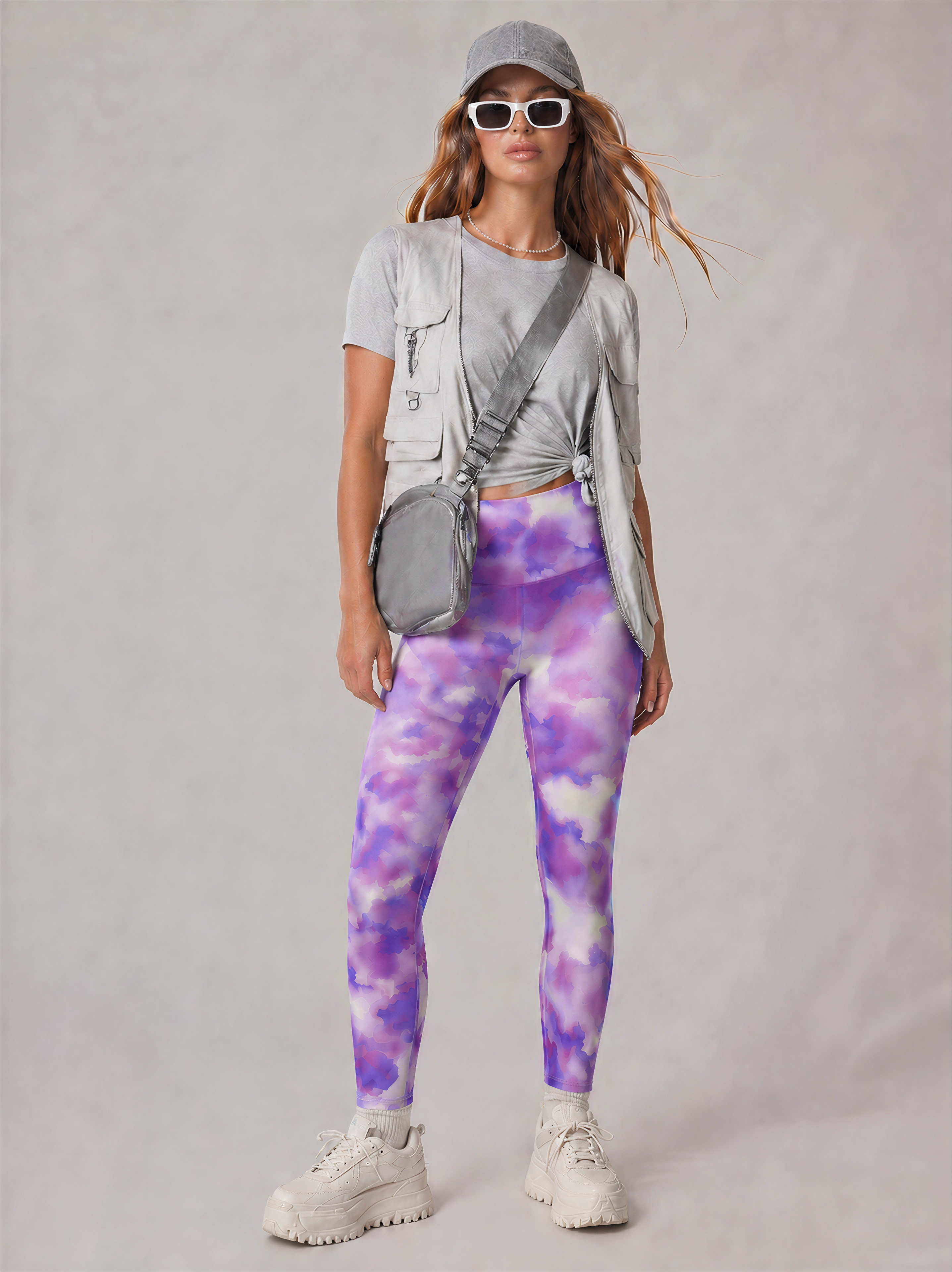 Purple Gradient Leggings