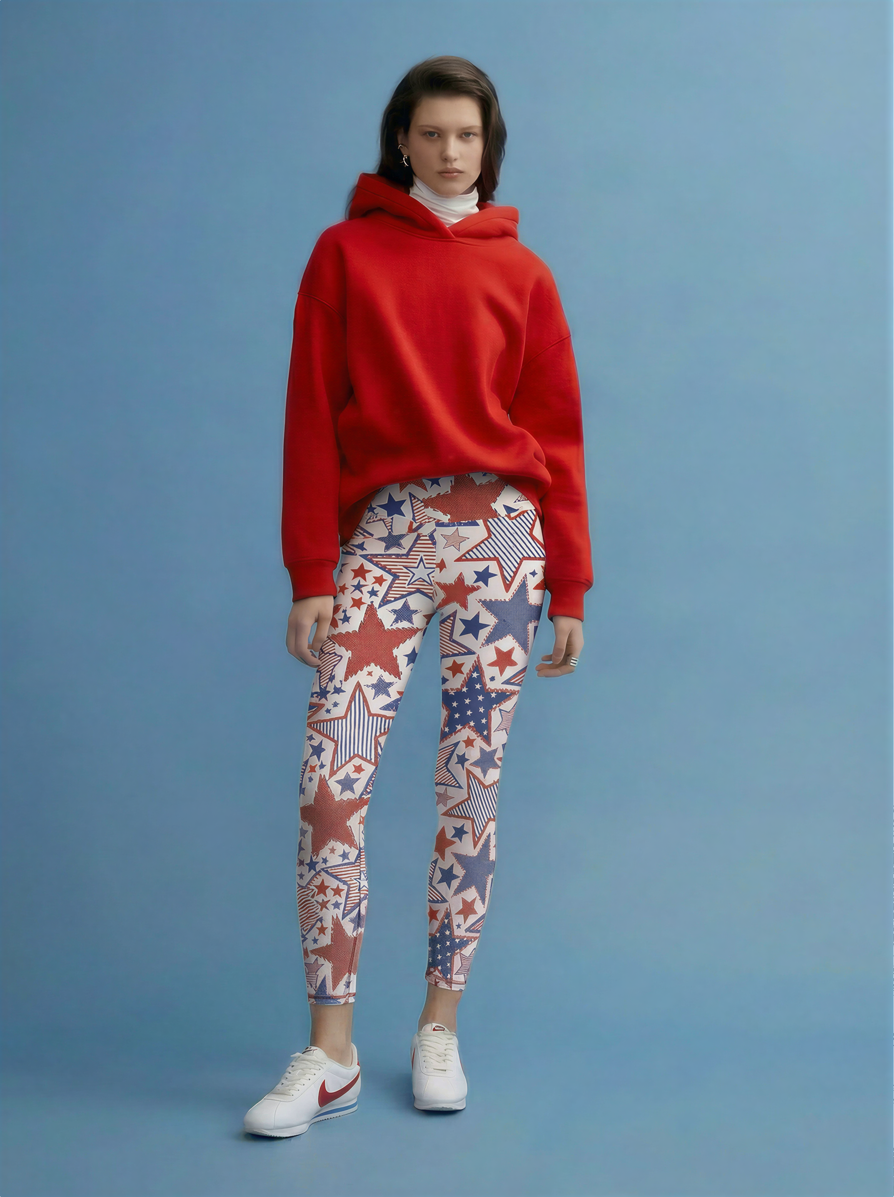 Vintage Americana Star Leggings