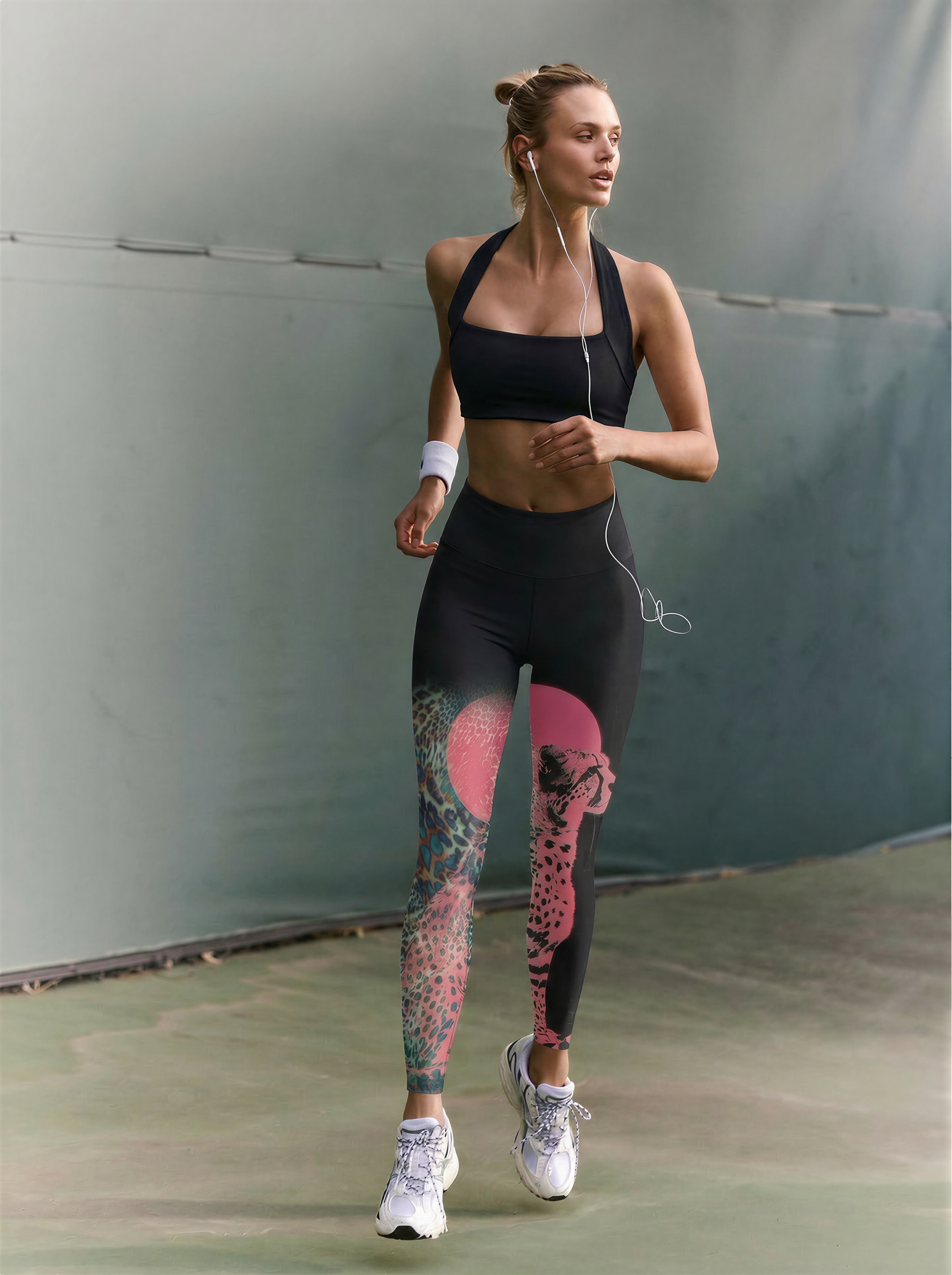Neon Cheetah High-Waist Leggings