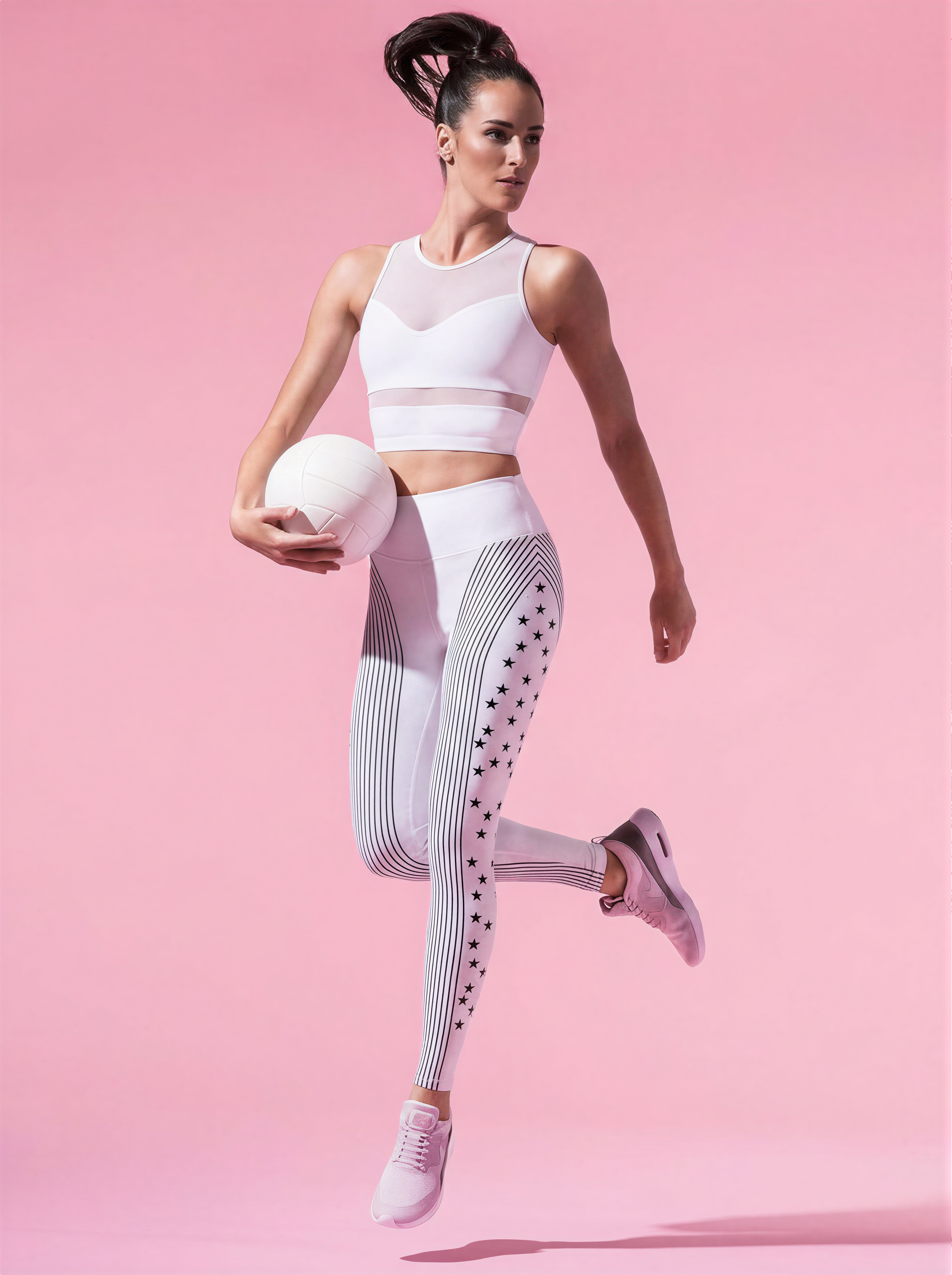 Minimal Star Line Active Leggings
